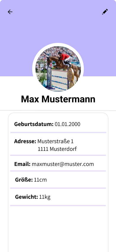 Weitere Ansicht im Profilbereich