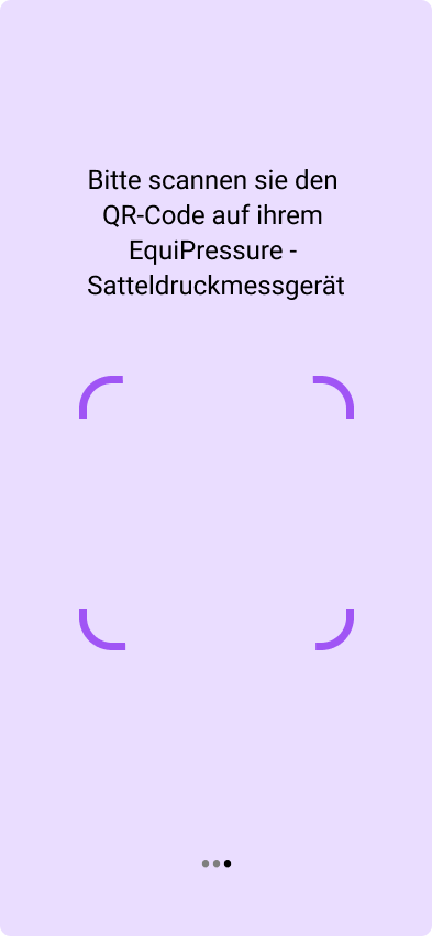 Kopplung der Messmatte ueber einen QR-Code